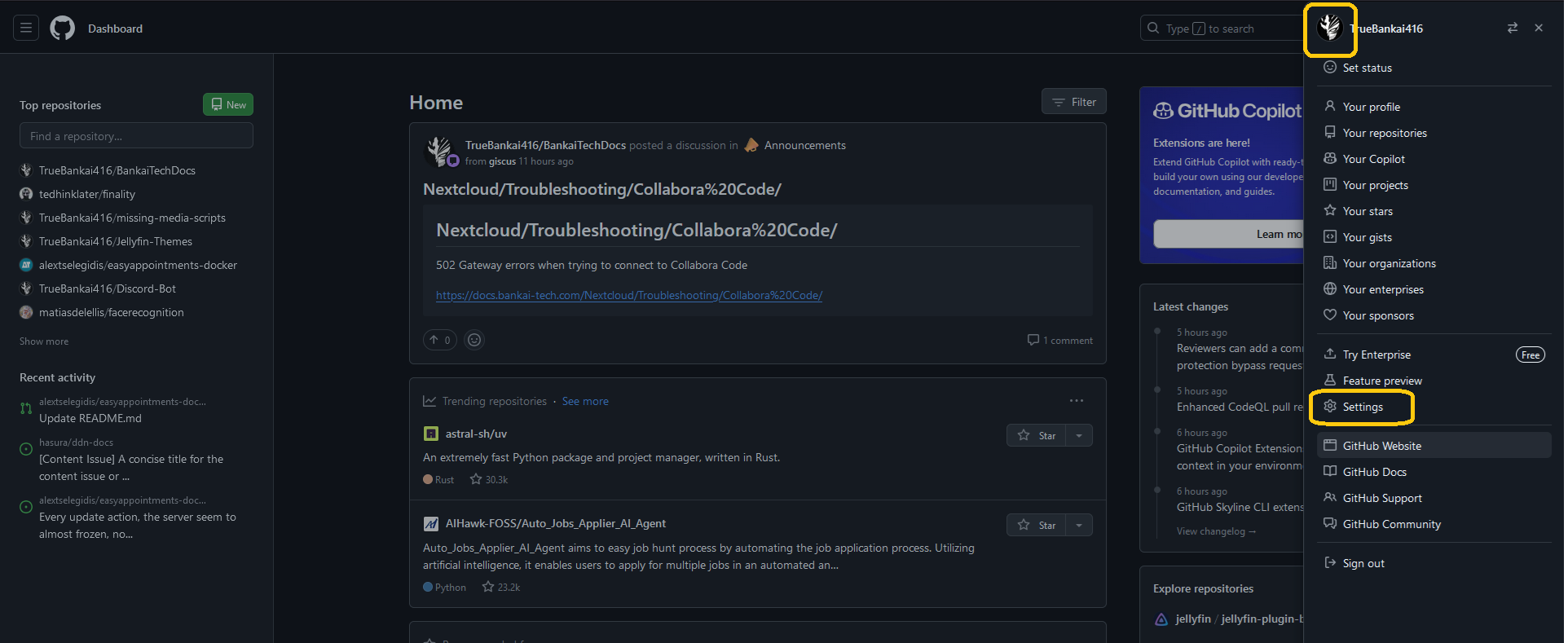 GitHub Profile